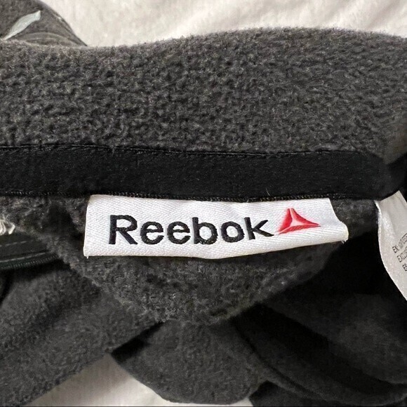 Reebok Men’s 1/4 Zip-Up Sweatshirt, Size L, Gray - Picture 6 of 6